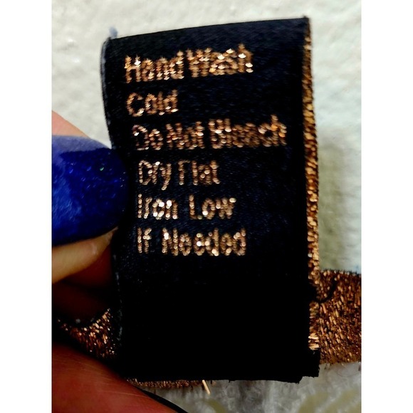 Rain 3X Hippie tie dyed flare Tunic top. Blue and white. Swimcover StylishHippie - Picture 3 of 7